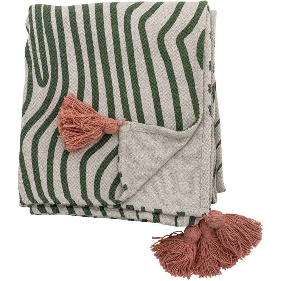 Bloomingville Woodsby Decke 130x160 cm, Multi