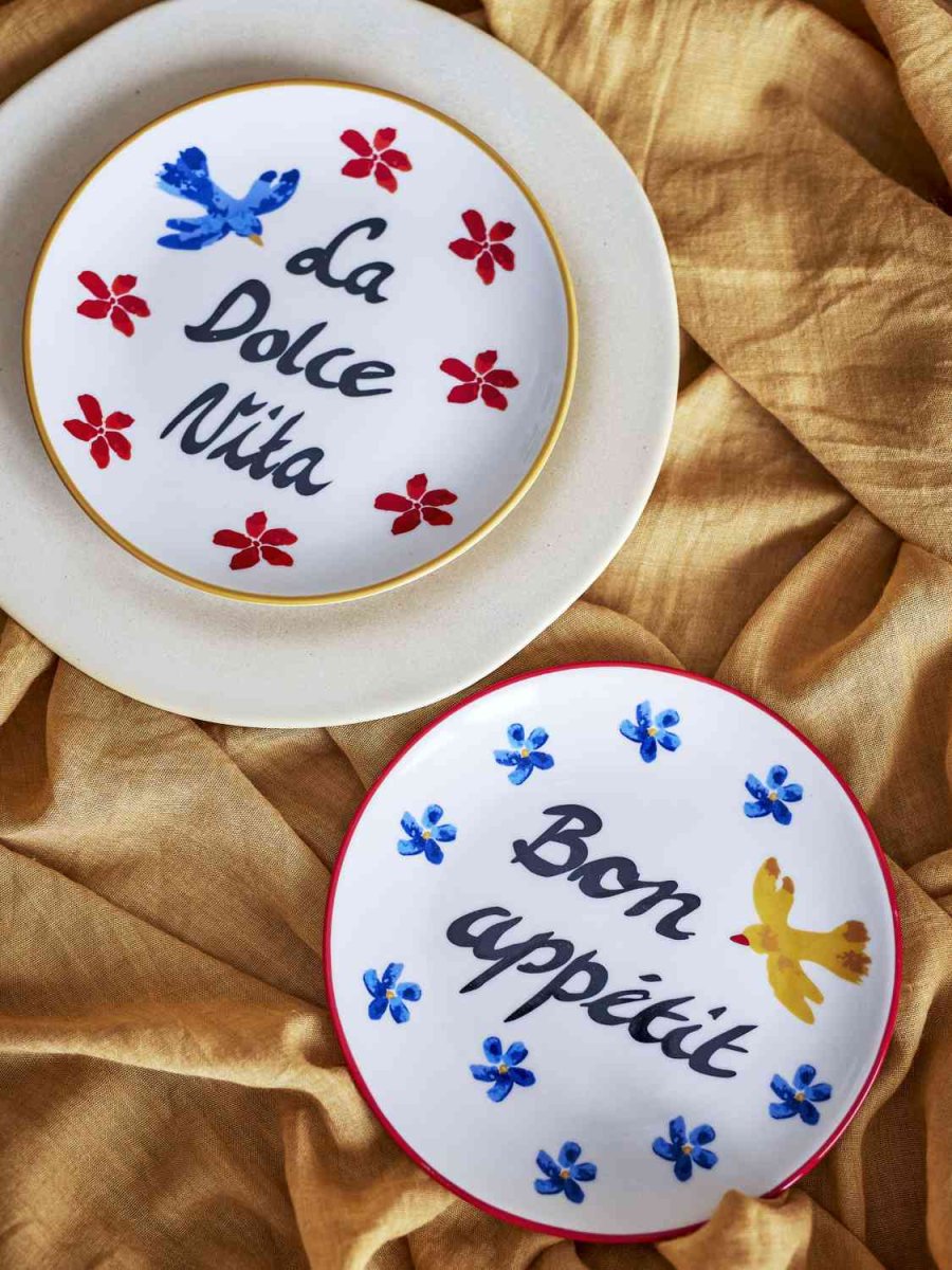 Creative Collection Lindsay Teller 4er Set 15 cm, Multi