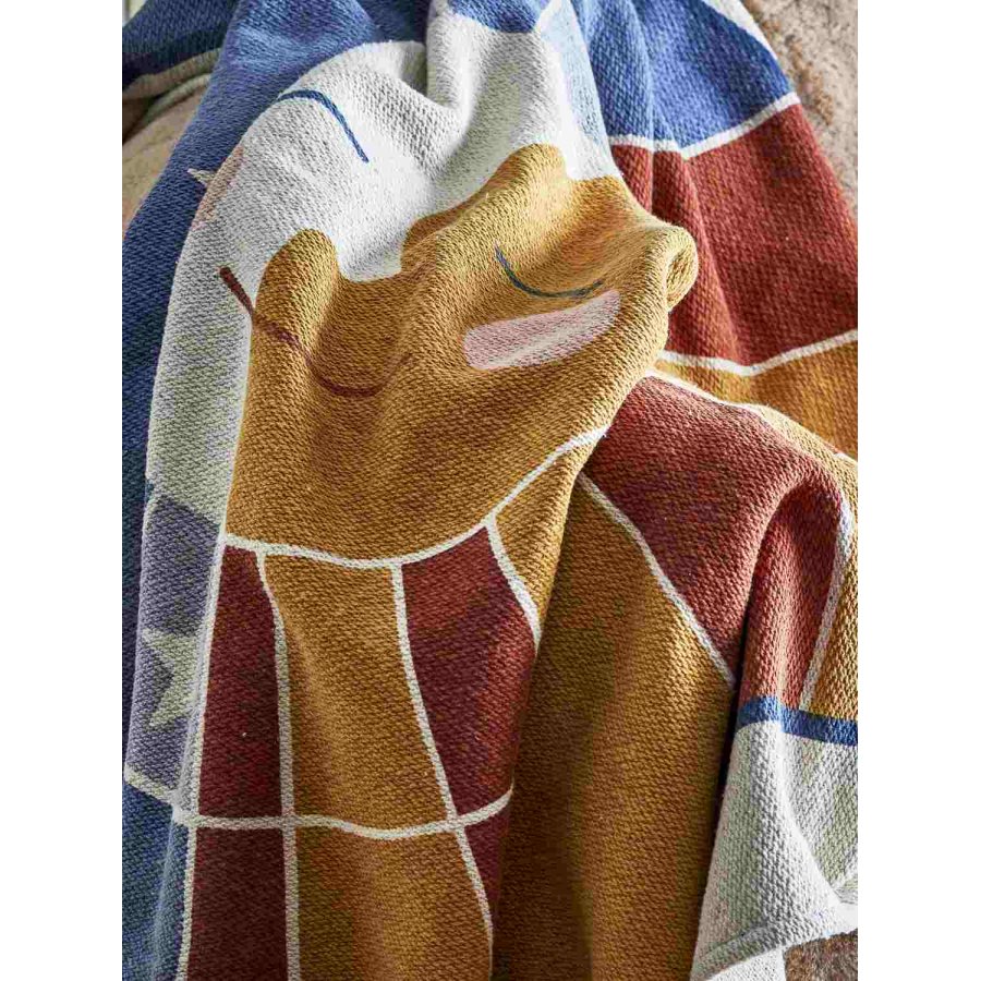 Bloomingville Mini Sun Decke 130x160 cm, Multi