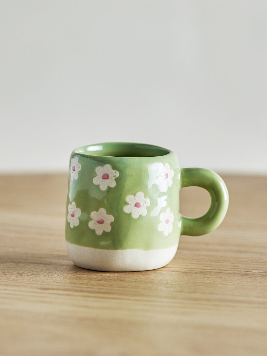 Bloomingville Mini Millie Tasse mit Henkel 11 cl, Gr&uuml;n