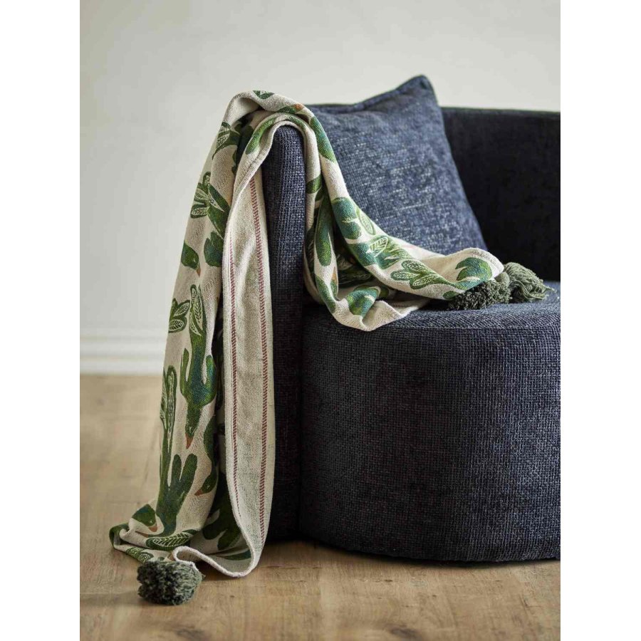 Bloomingville Birdliva Decke 130x160 cm, Multi