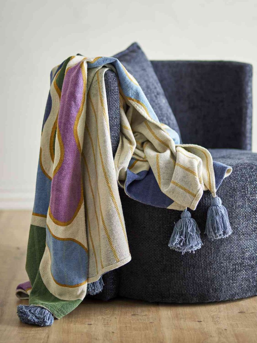 Bloomingville Salacia Decke 130x160 cm, Multi
