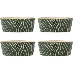 Bloomingville Woodsby Sk�l 4 stk. �13,5 cm, Multi
