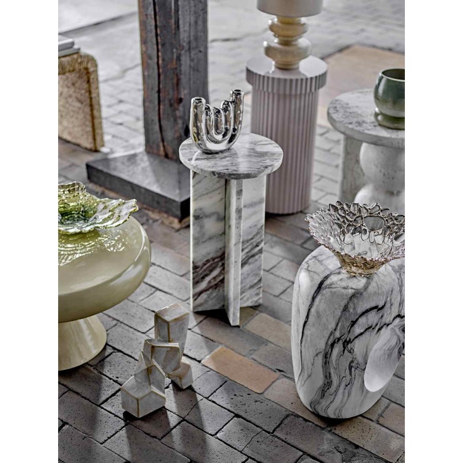 Bloomingville Shine Lysestage H17,5 cm, S�lvfinish