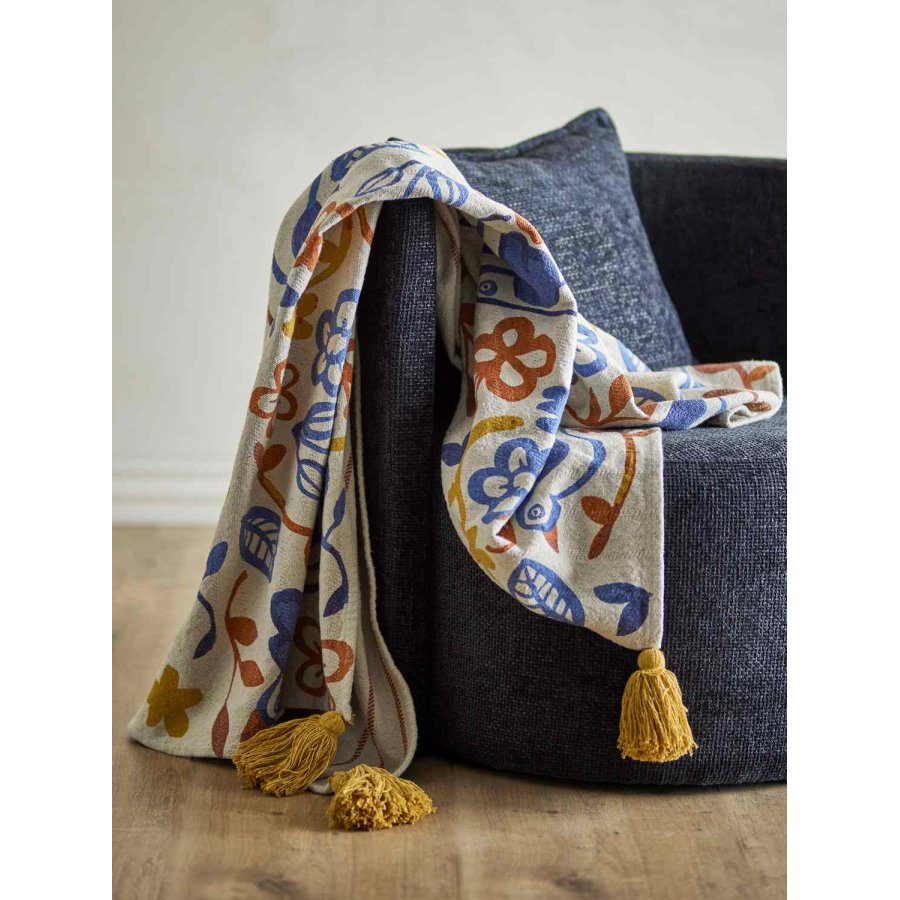 Bloomingville Figuria Decke 130x160 cm, Multi
