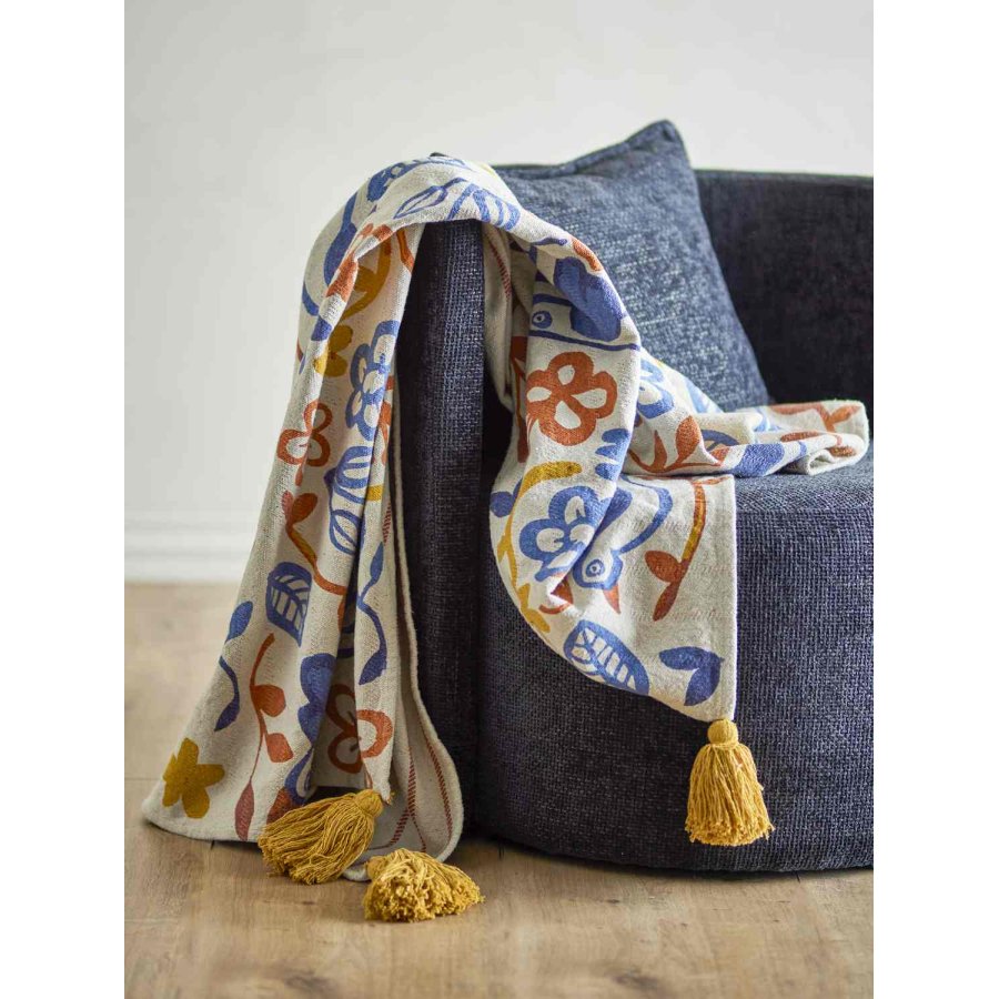 Bloomingville Figuria Decke 130x160 cm, Multi