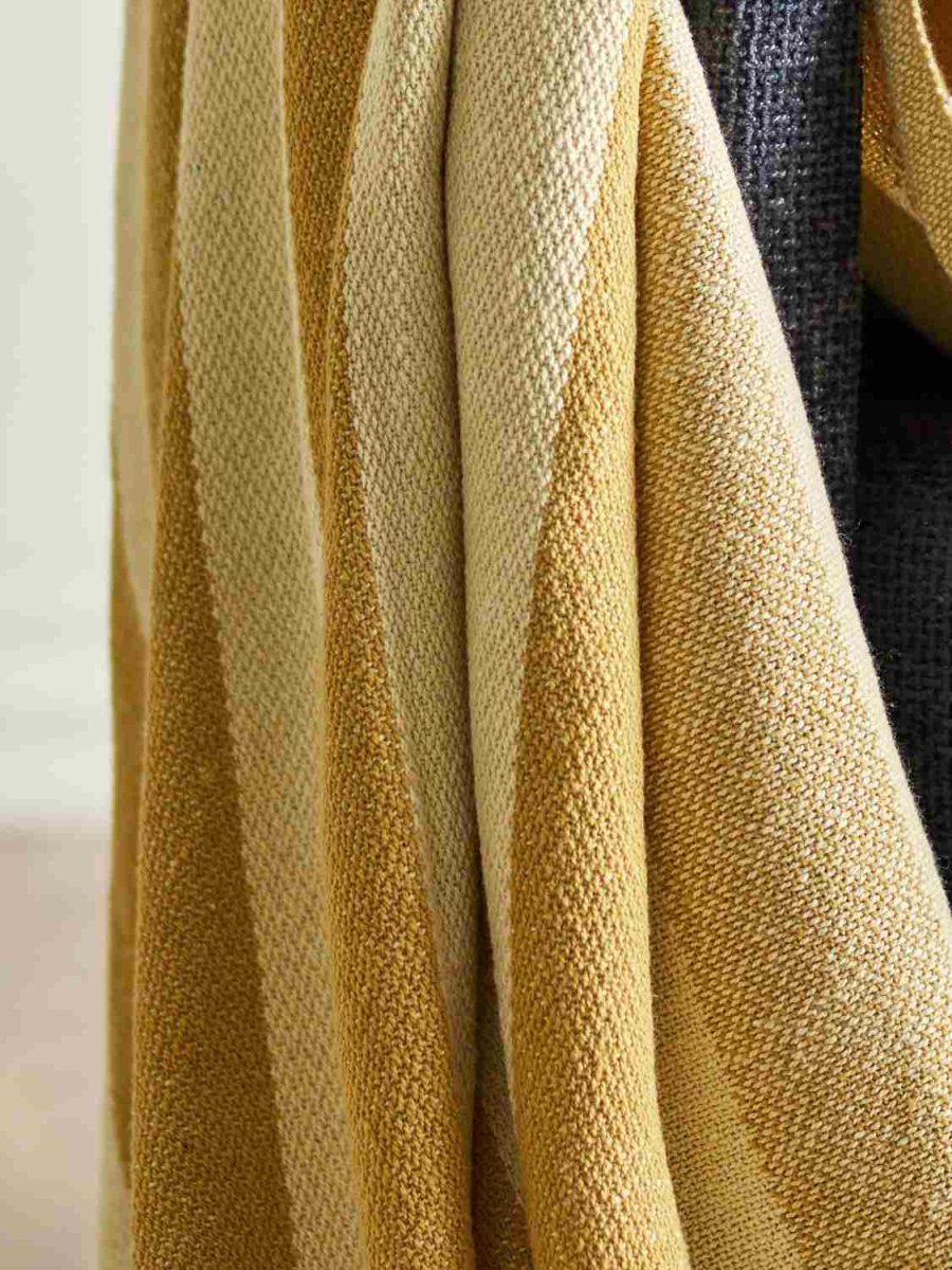 Bloomingville Frello Decke 130x160 cm, Gelb