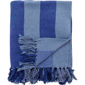 Bloomingville Frello Decke 130x160 cm, Blau