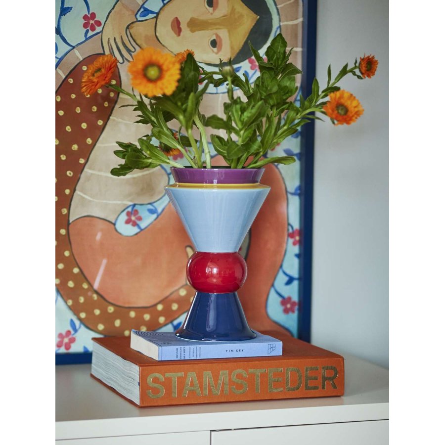 Bloomingville Trilla Vase H26,5 cm, Multi