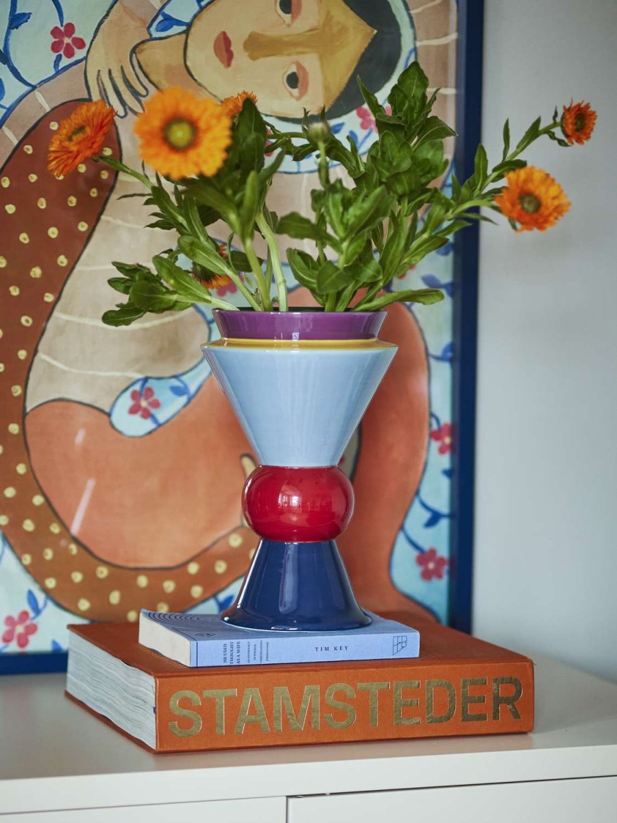 Bloomingville Trilla Vase H26,5 cm, Multi