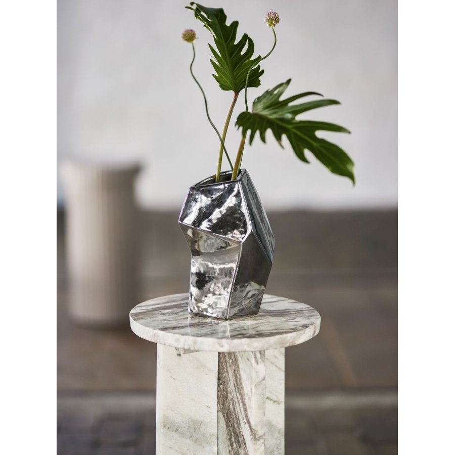 Bloomingville Dimona Vase H23 cm, S�lv