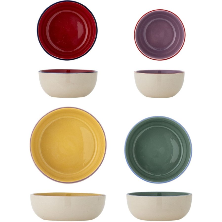 Bloomingville Vista Sk�l 4 stk. �18,5 cm, Multi
