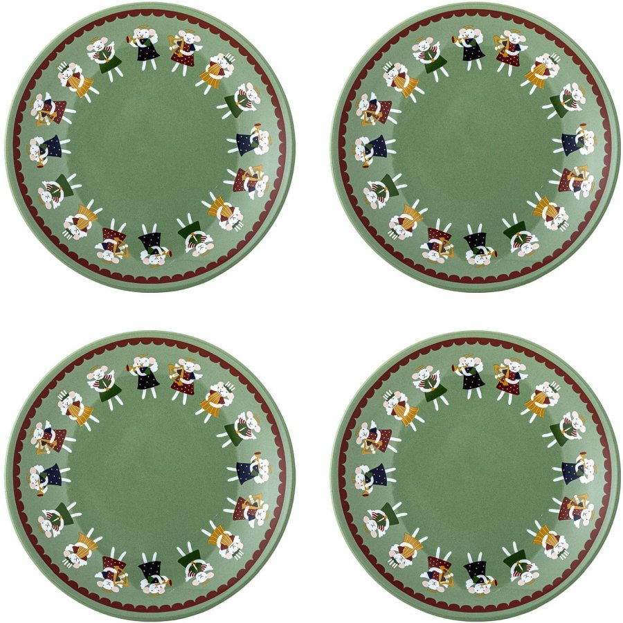 Bloomingville Peo Tallerken 4 stk. 16 cm, Gr�n