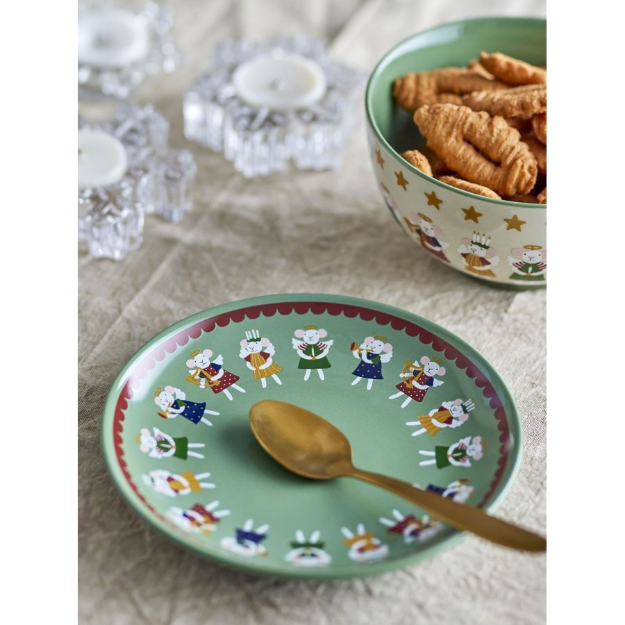Bloomingville Peo Tallerken 4 stk. 16 cm, Gr�n