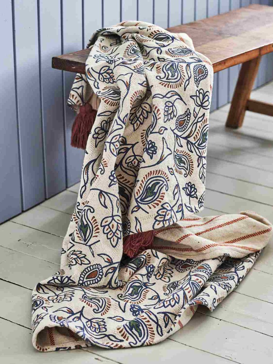Creative Collection Paisley Decke 130x160 cm, Multi