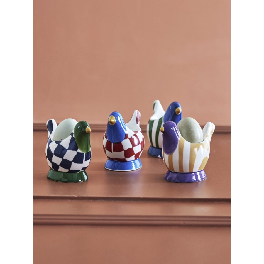 Bloomingville Birdy �ggeb�ger 4 stk. H8 cm, Multi
