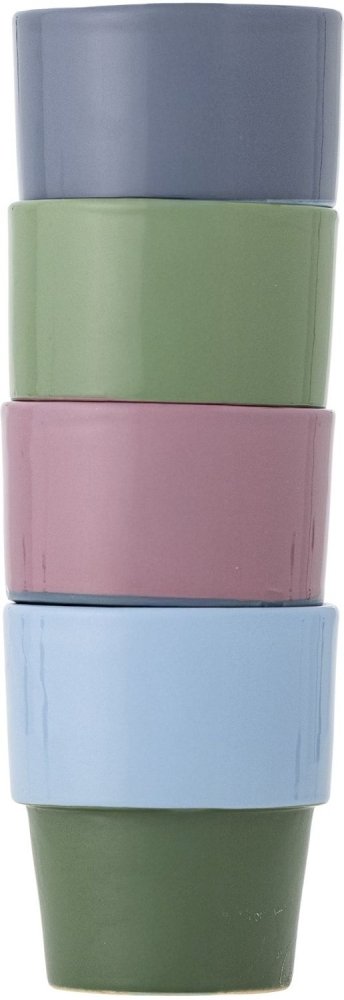 Bloomingville Ewan Kop 4 stk. 15 cl, Gr�n/bl�