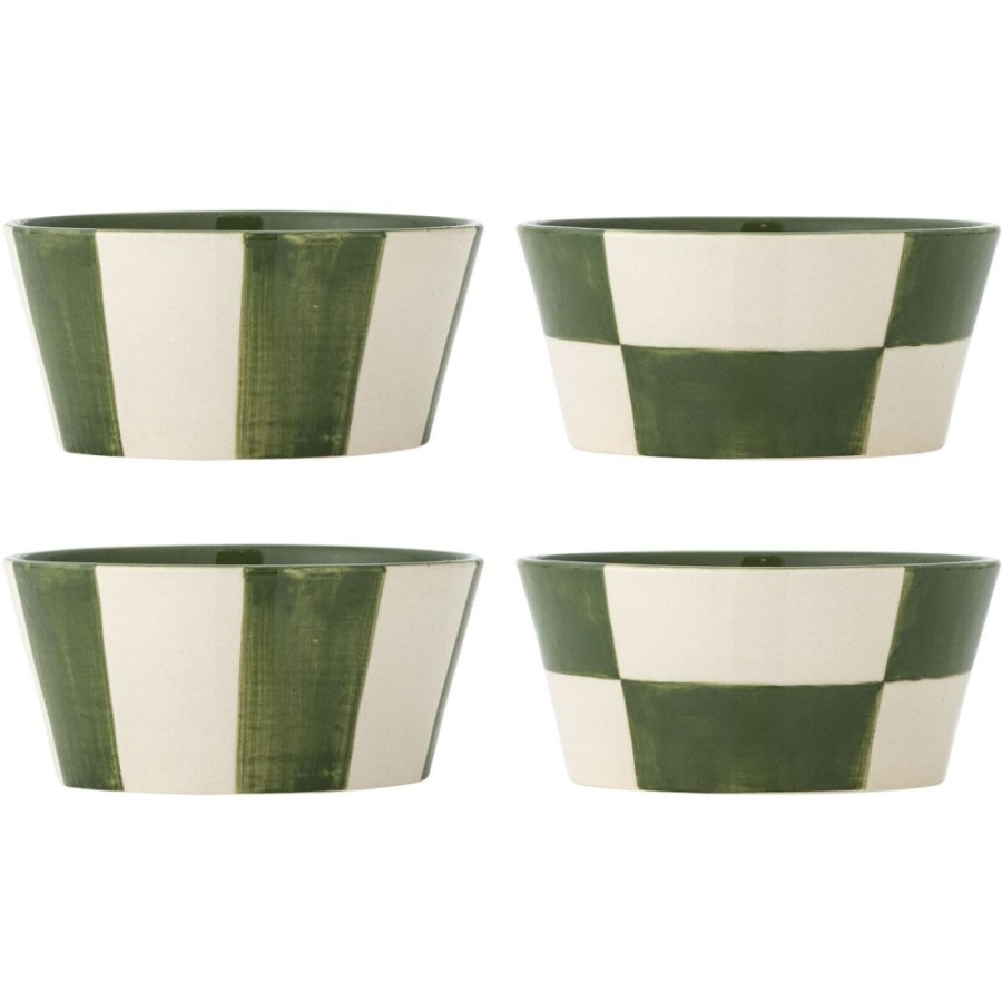Bloomingville Floki Sk�l 4 stk. �13,5 cm, Gr�n