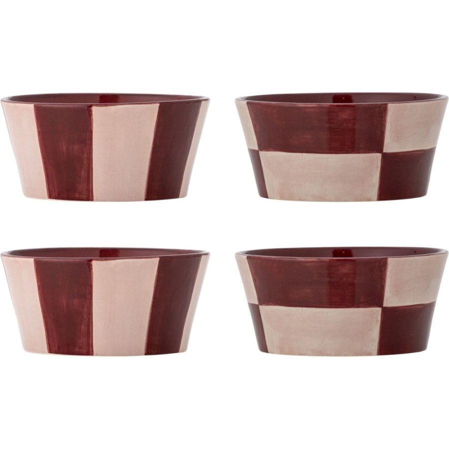 Bloomingville Floki Sk�l 4 stk. �13,5 cm, Rosa