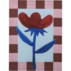 Bloomingville Vinia Illustration m. Ramme 40x53 cm, Fyrretr�