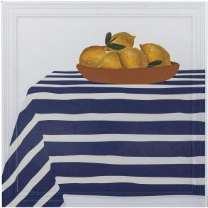 Creative Collection Limone Illustration m. Ramme 40x40 cm, Fyrretr�