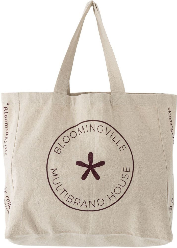 Bloomingville Check Tragetasche 40x46 cm, Rot
