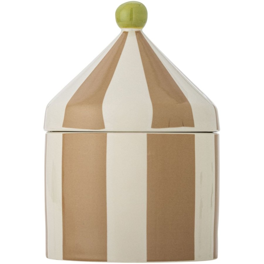 Bloomingville Mini Cimmi Topf mit Deckel H25 cm, Natur