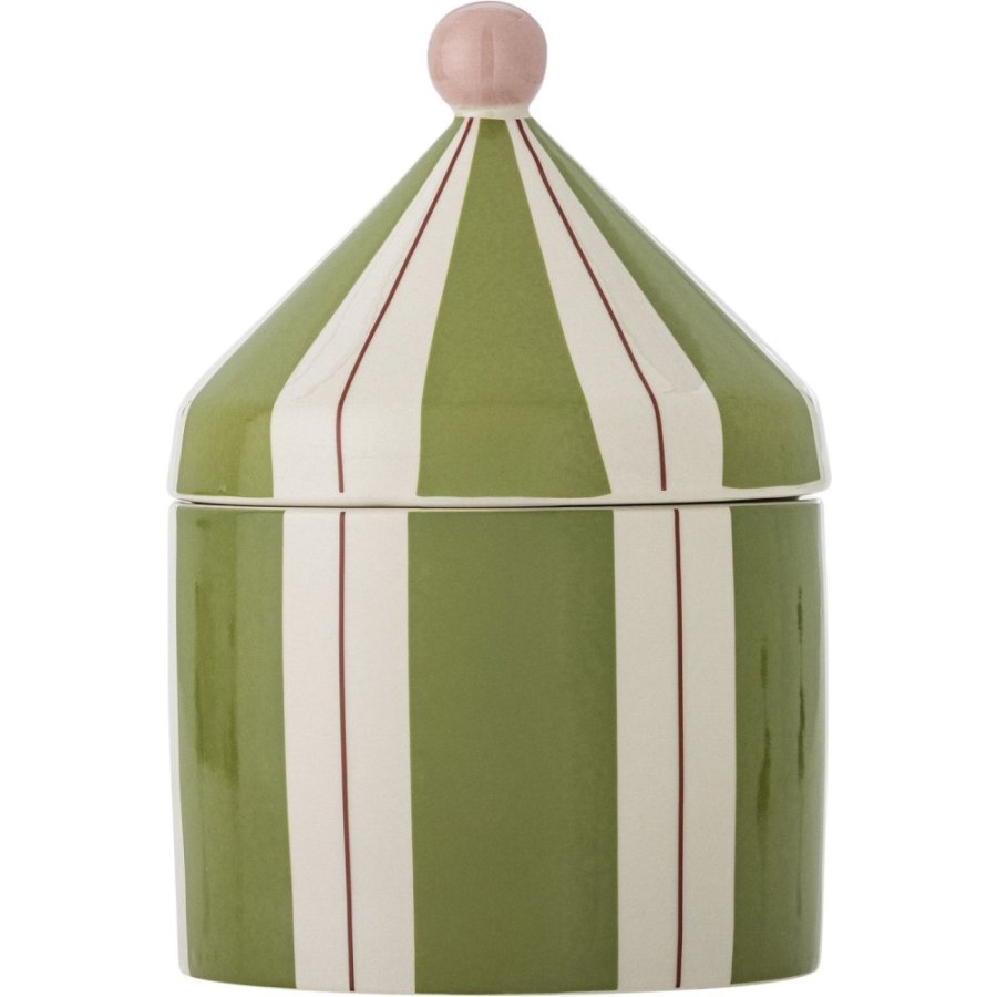 Bloomingville Mini Cimmi Topf mit Deckel H25 cm, Gr&uuml;n