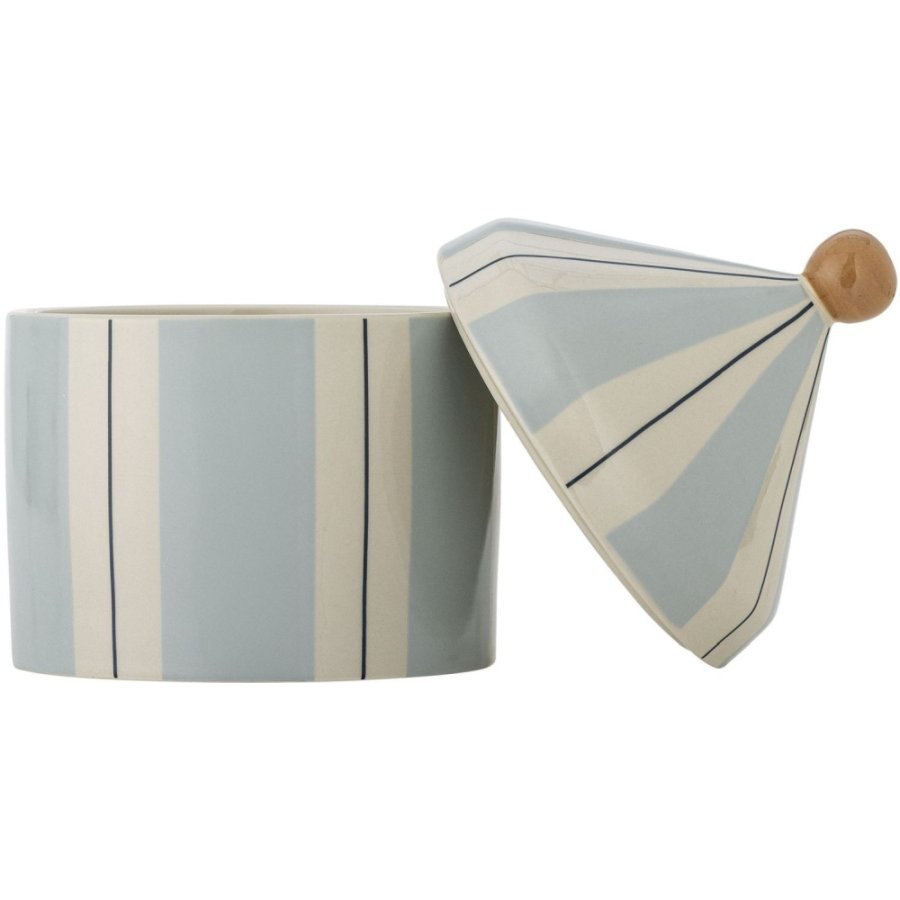 Bloomingville Mini Cimmi Topf mit Deckel H25 cm, Blau