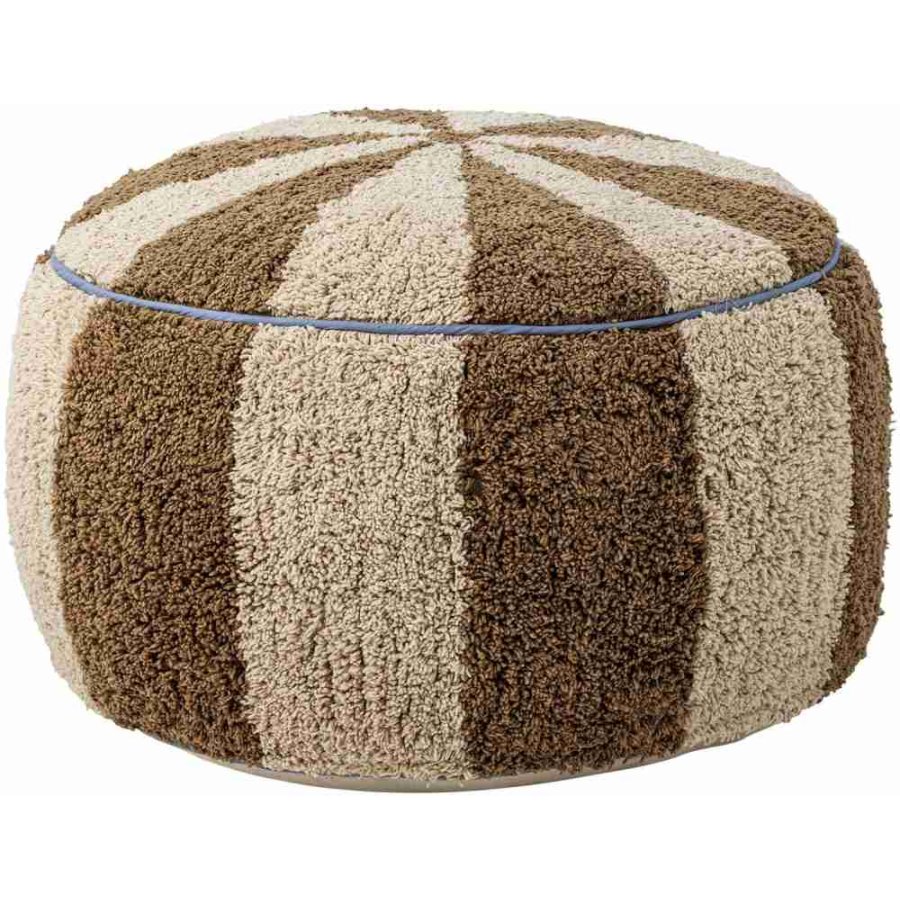 Bloomingville Mini Charoline Puf H26 cm, Natur/Brun