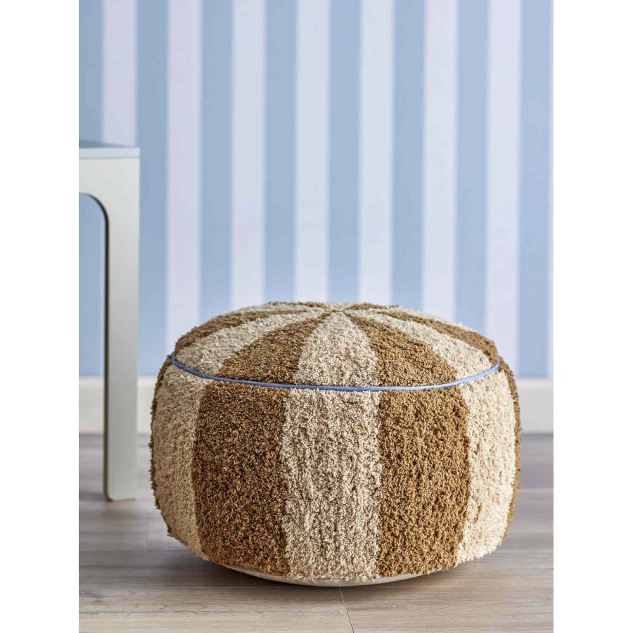 Bloomingville Mini Charoline Puf H26 cm, Natur/Brun