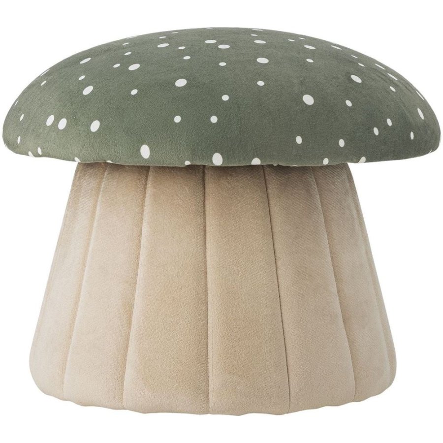 Bloomingville Mini Lue Puf H30 cm, Natur/Gr�n