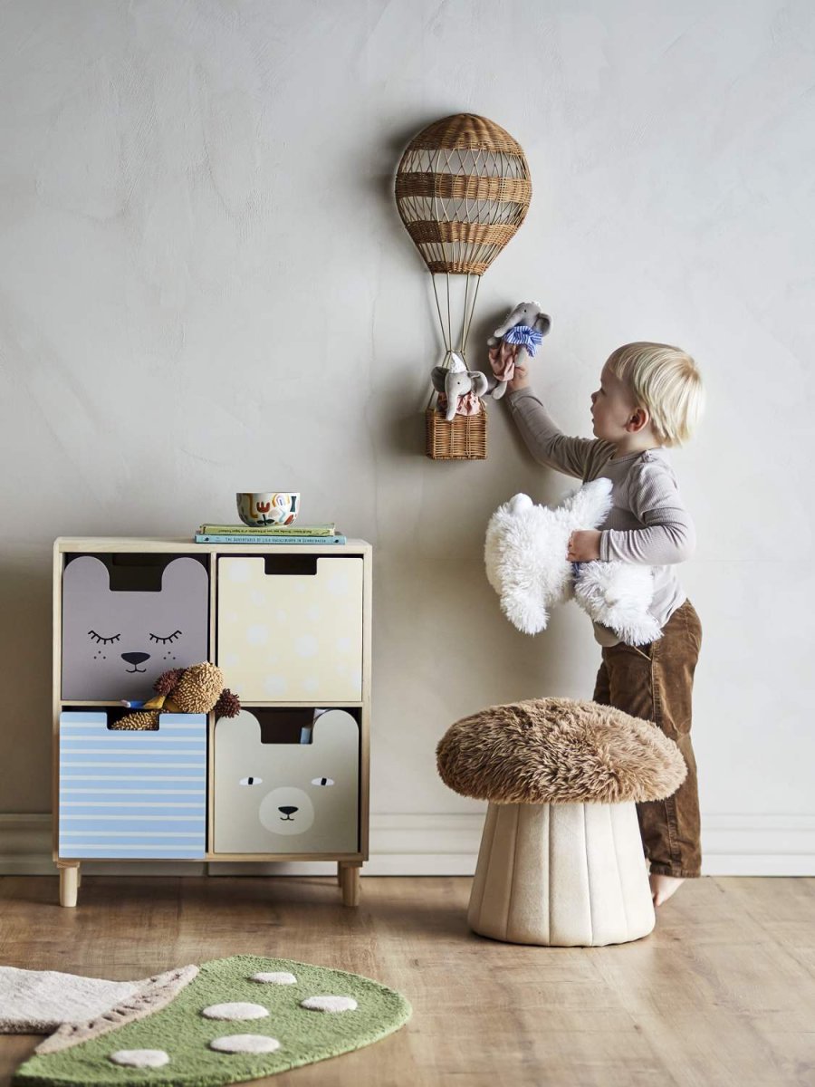 Bloomingville Mini Bertil Puf H35 cm, Multi