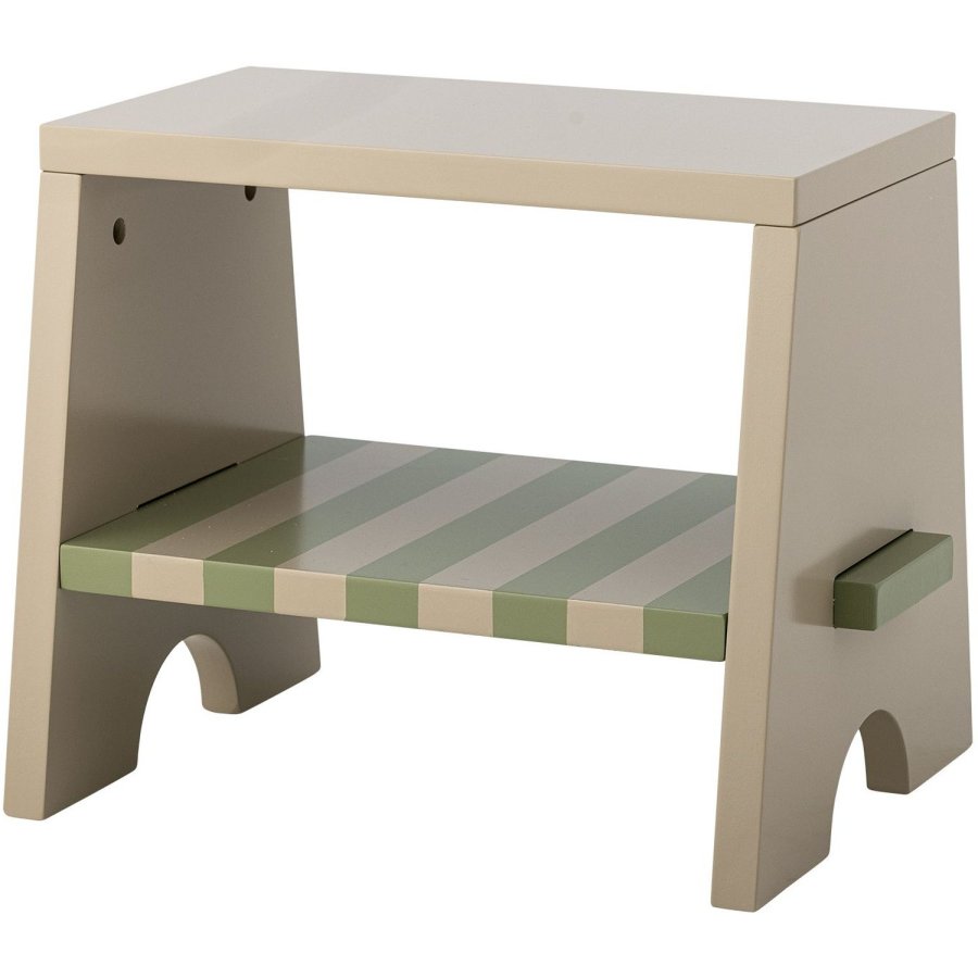 Bloomingville Mini Liova Taburet H30 cm, Beige/Gr�n