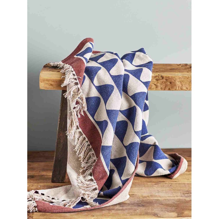 Creative Collection Rimme Decke 130x160 cm, Multi