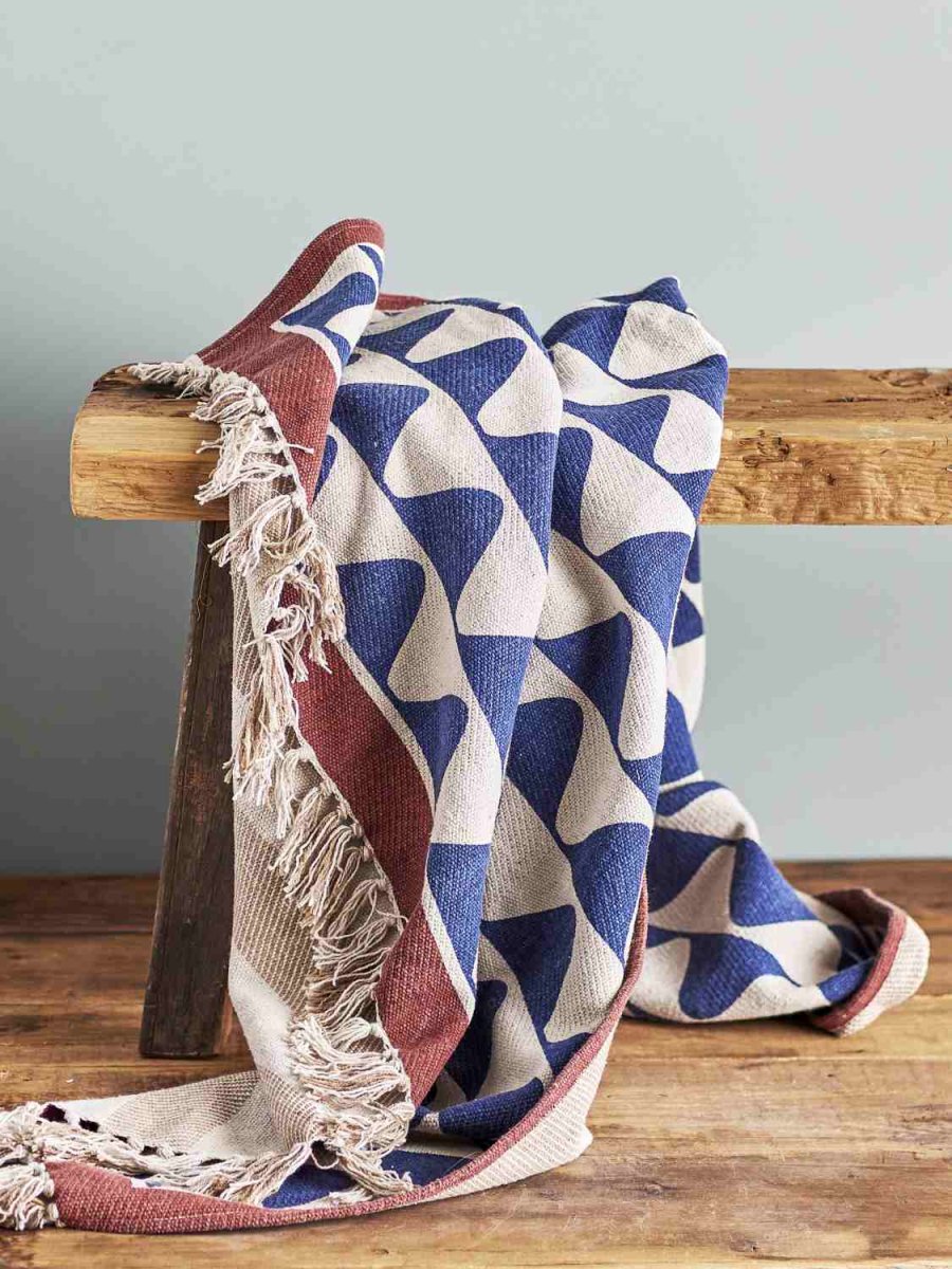 Creative Collection Rimme Decke 130x160 cm, Multi