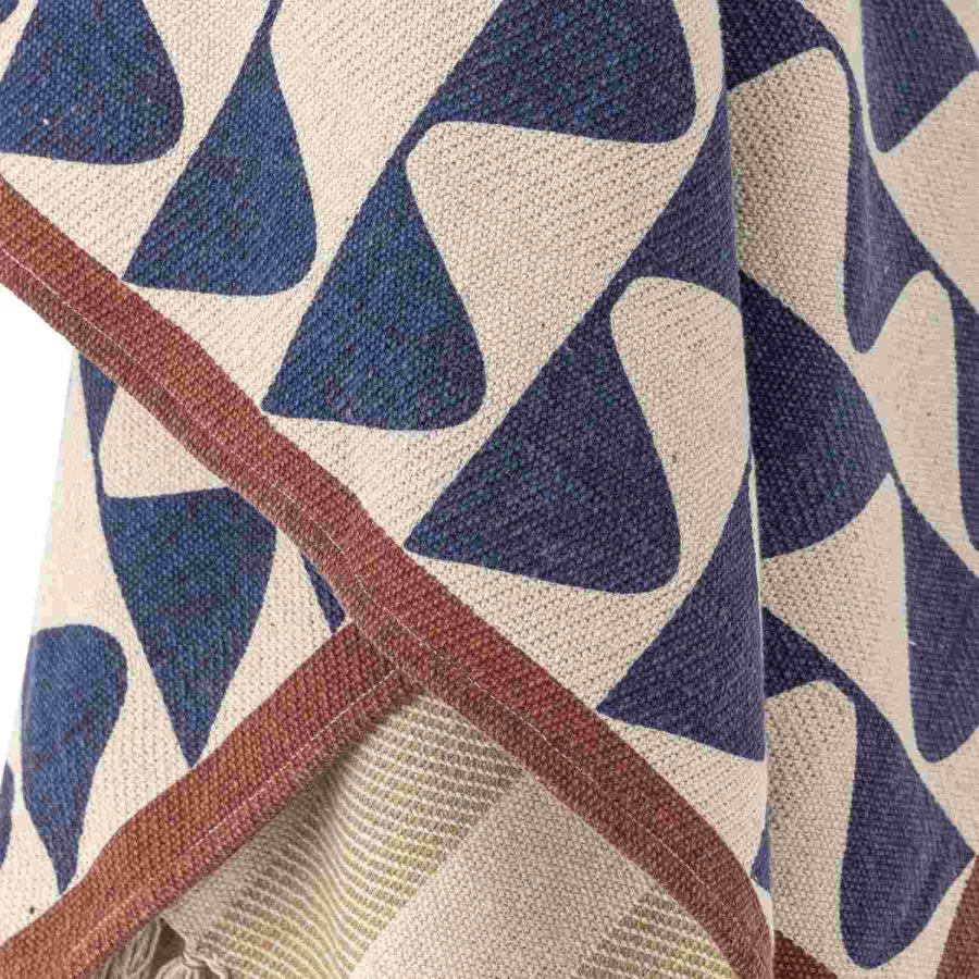 Creative Collection Rimme Decke 130x160 cm, Multi