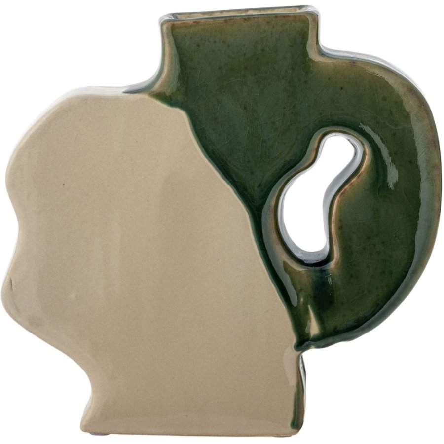 Bloomingville River Vase H20 cm, Gr�n