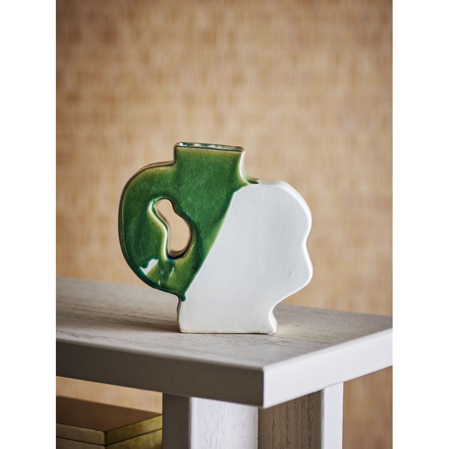 Bloomingville River Vase H20 cm, Gr�n