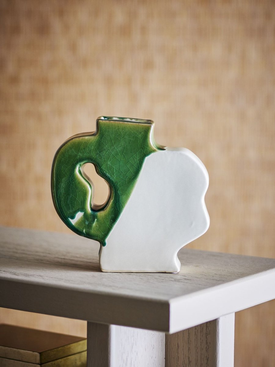 Bloomingville River Vase H20 cm, Gr�n