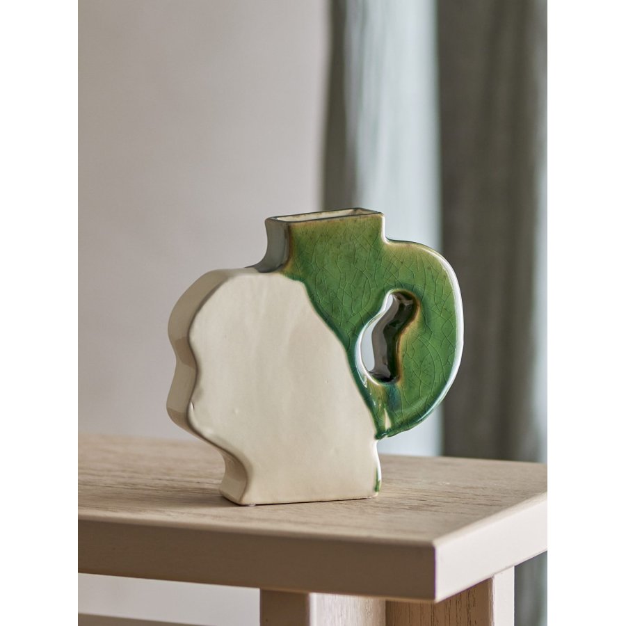 Bloomingville River Vase H20 cm, Gr�n