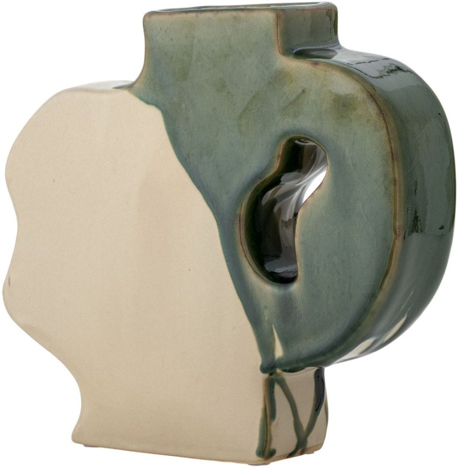 Bloomingville River Vase H20 cm, Gr�n