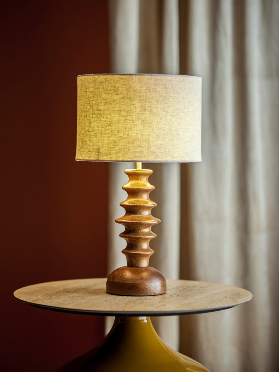 Creative Collection Elinora Bordlampe H52 cm, Brun