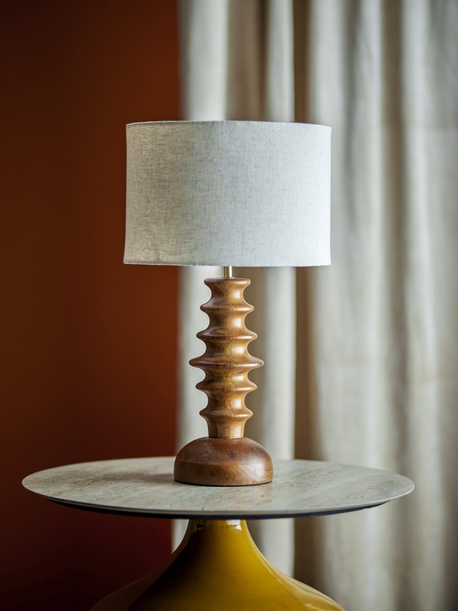 Creative Collection Elinora Bordlampe H52 cm, Brun