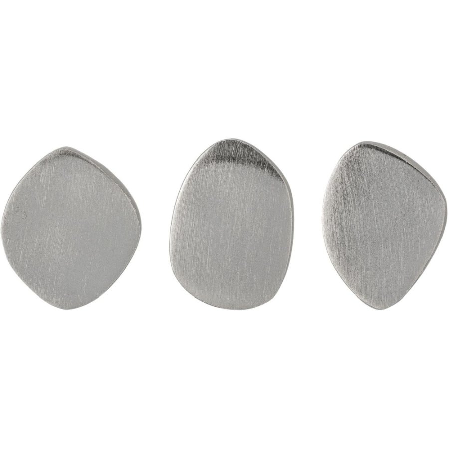 Bloomingville Ferri Haken 3er Set, Silberfarbenes Finish