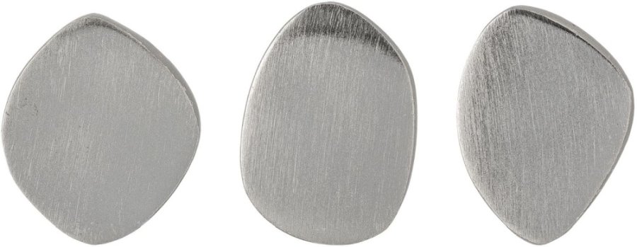 Bloomingville Ferri Haken 3er Set, Silberfarbenes Finish