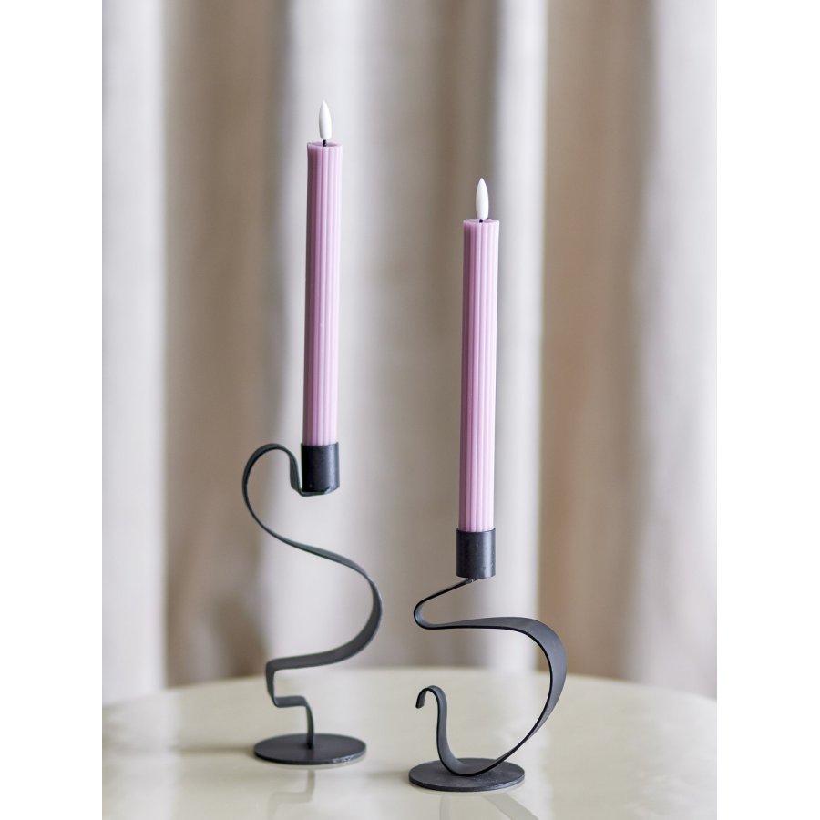 Bloomingville Ponza Kronelys LED 2 stk. �2,2/24,5, Rosa