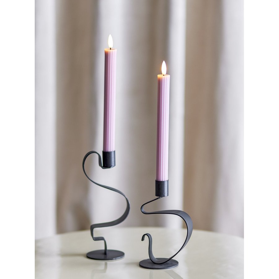 Bloomingville Ponza Kronelys LED 2 stk. �2,2/24,5, Rosa
