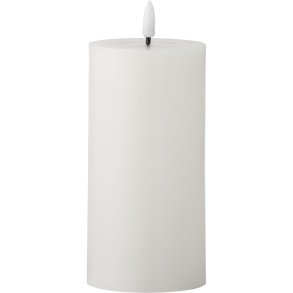 Bloomingville Ponza Bloklys LED �7,5/H15 cm, Hvid
