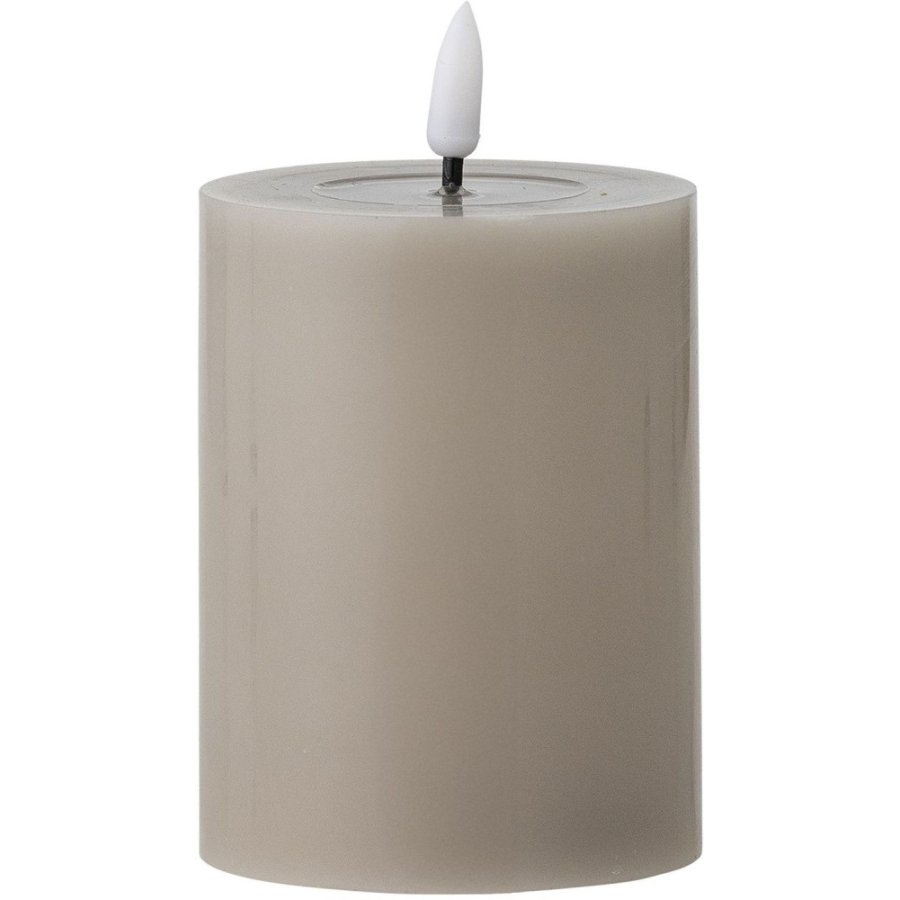 Bloomingville Ponza Bloklys LED �7,5/H10 cm, Natur